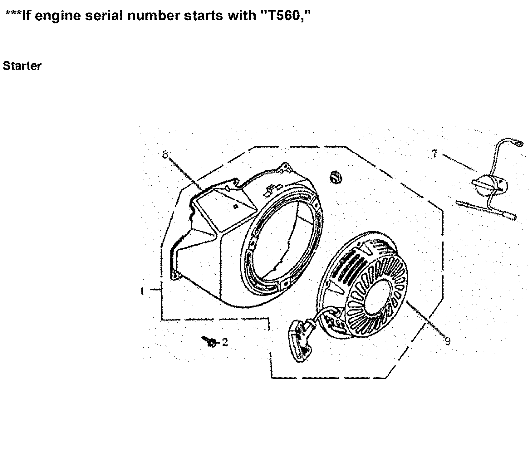 Generac 005939-2 starter diagram