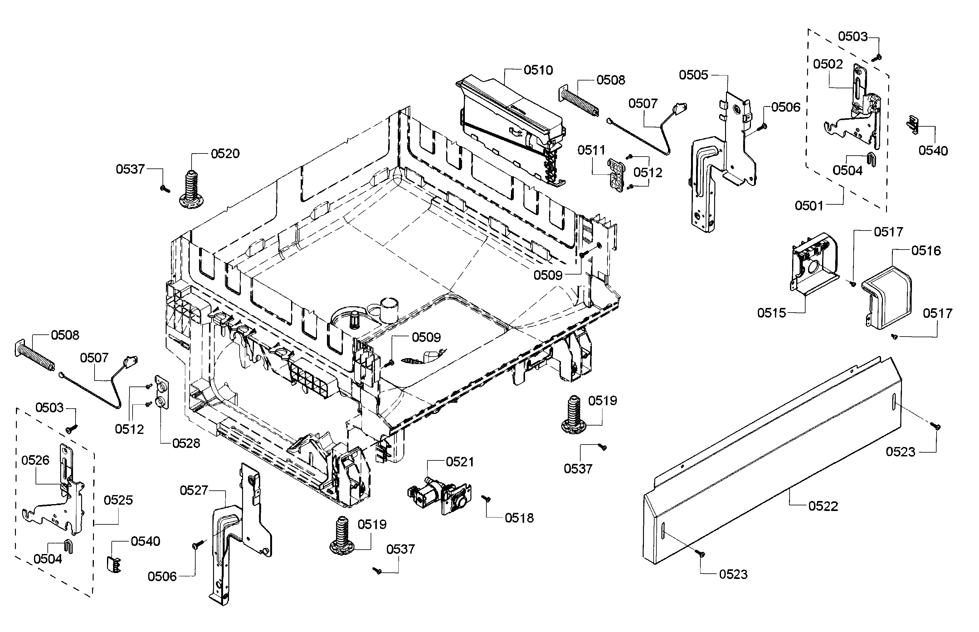 Bosch SHE3AR56UC/17 base diagram