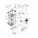Samsung RF263TEAEBC/AA-00 cabinet diagram