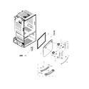 Samsung RF263TEAEBC/AA-00 freezer door diagram