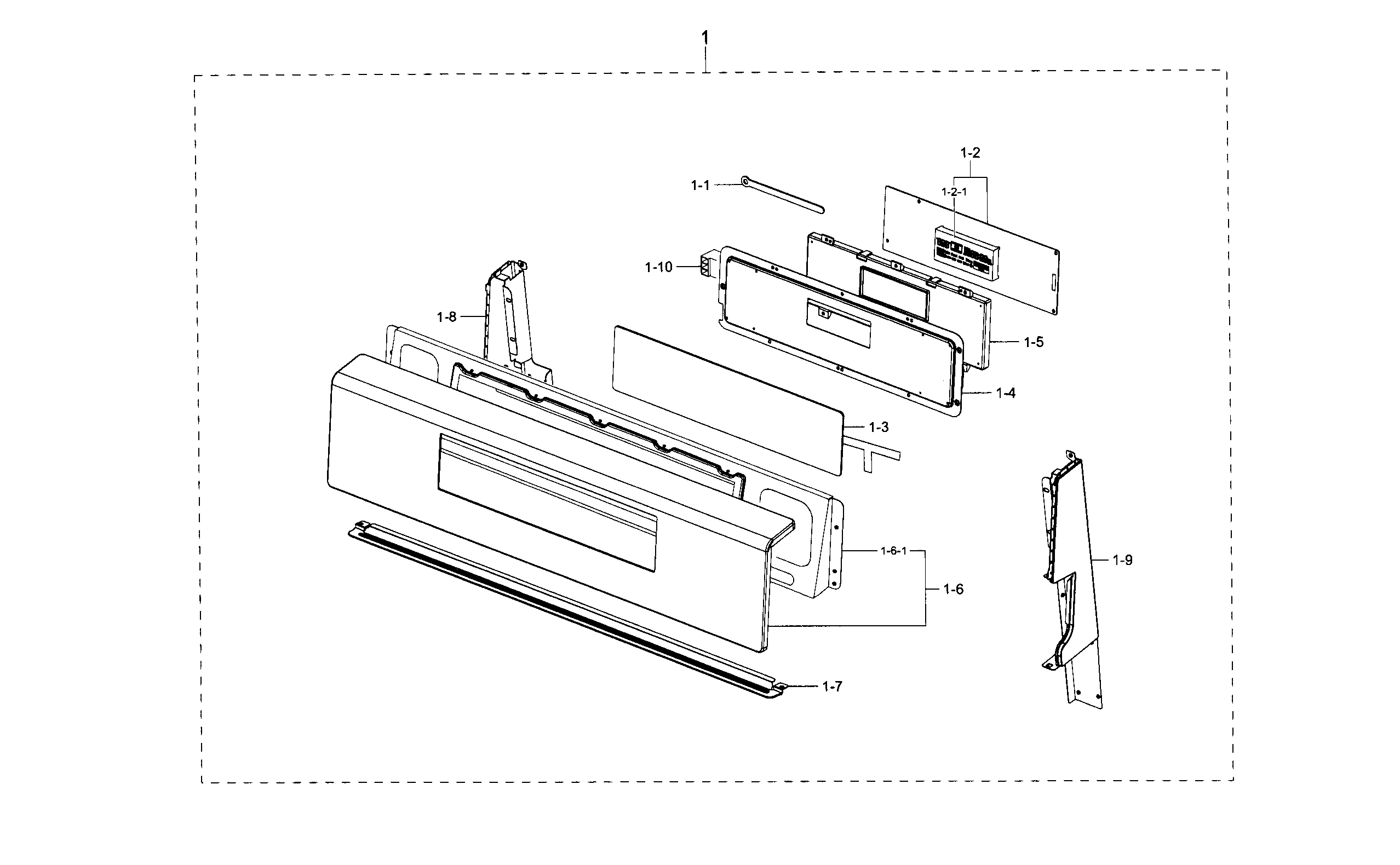 Samsung FX710BGS/XAA-03 control panel diagram