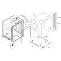 Bosch SHE3AR55UC/20 frame parts diagram