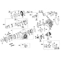 DeWalt D25133K TYPE 1 drill assy diagram