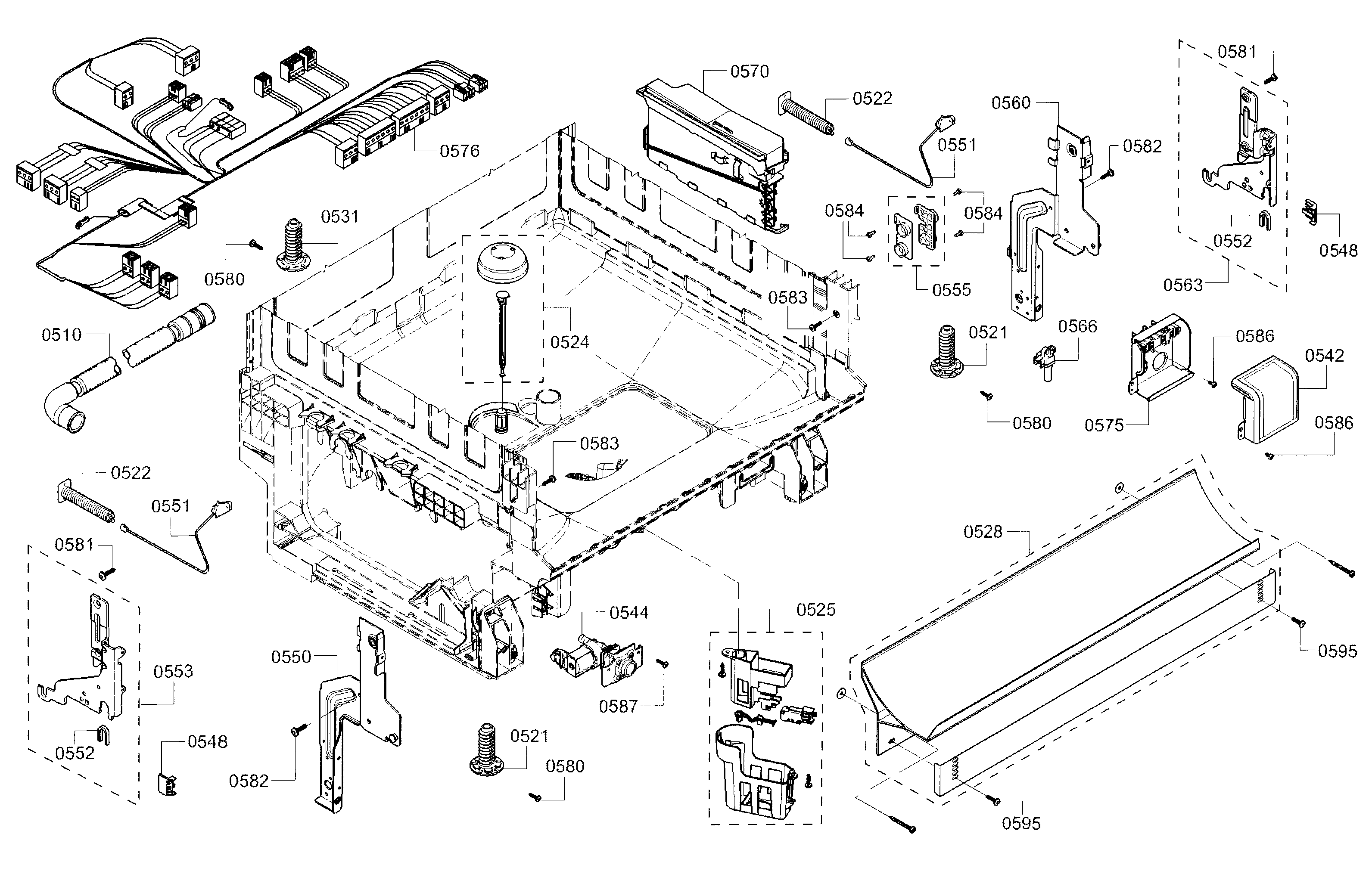 Bosch SHS5AV56UC/01 base diagram