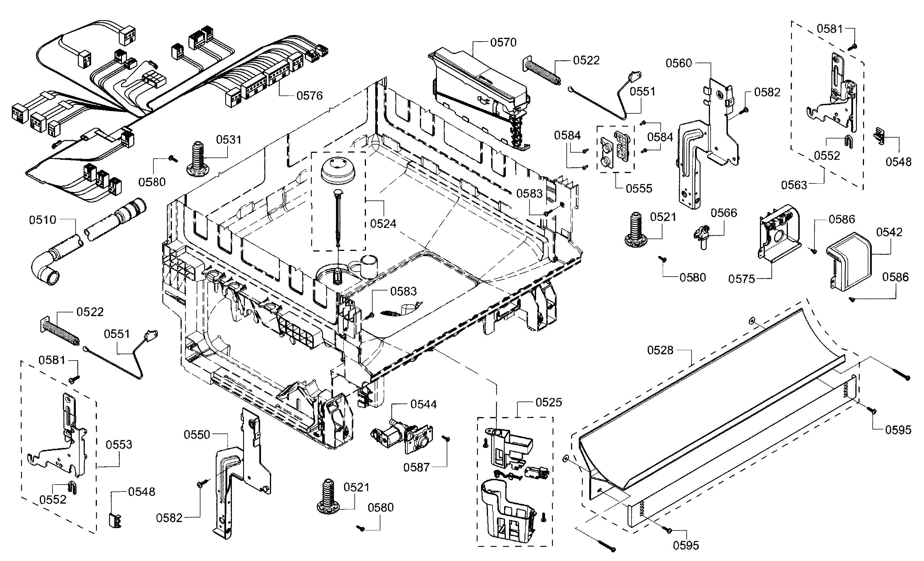 Bosch SHX5AV52UC/01 base diagram