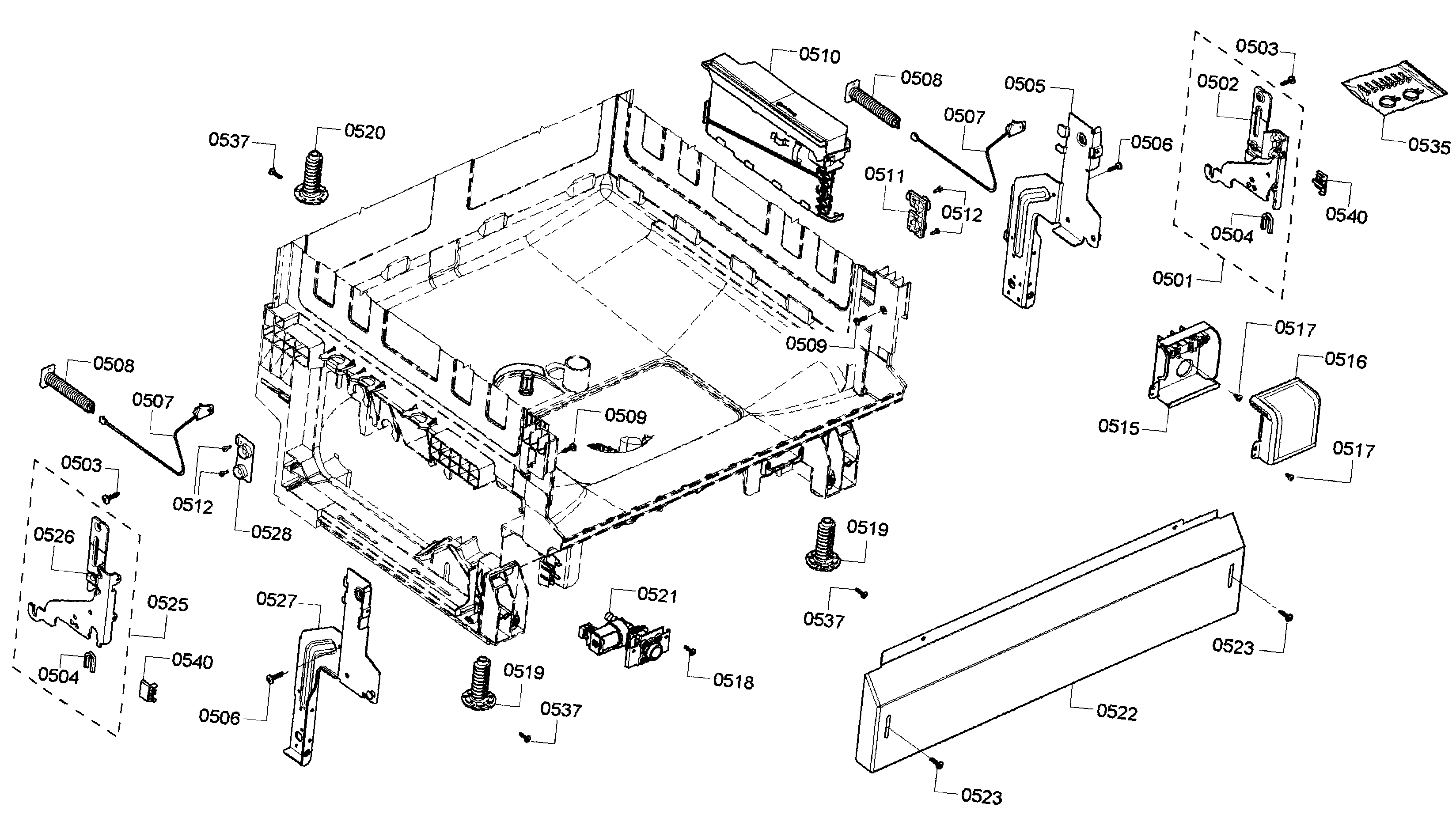 Bosch SHE3ARF5UC/07 base diagram