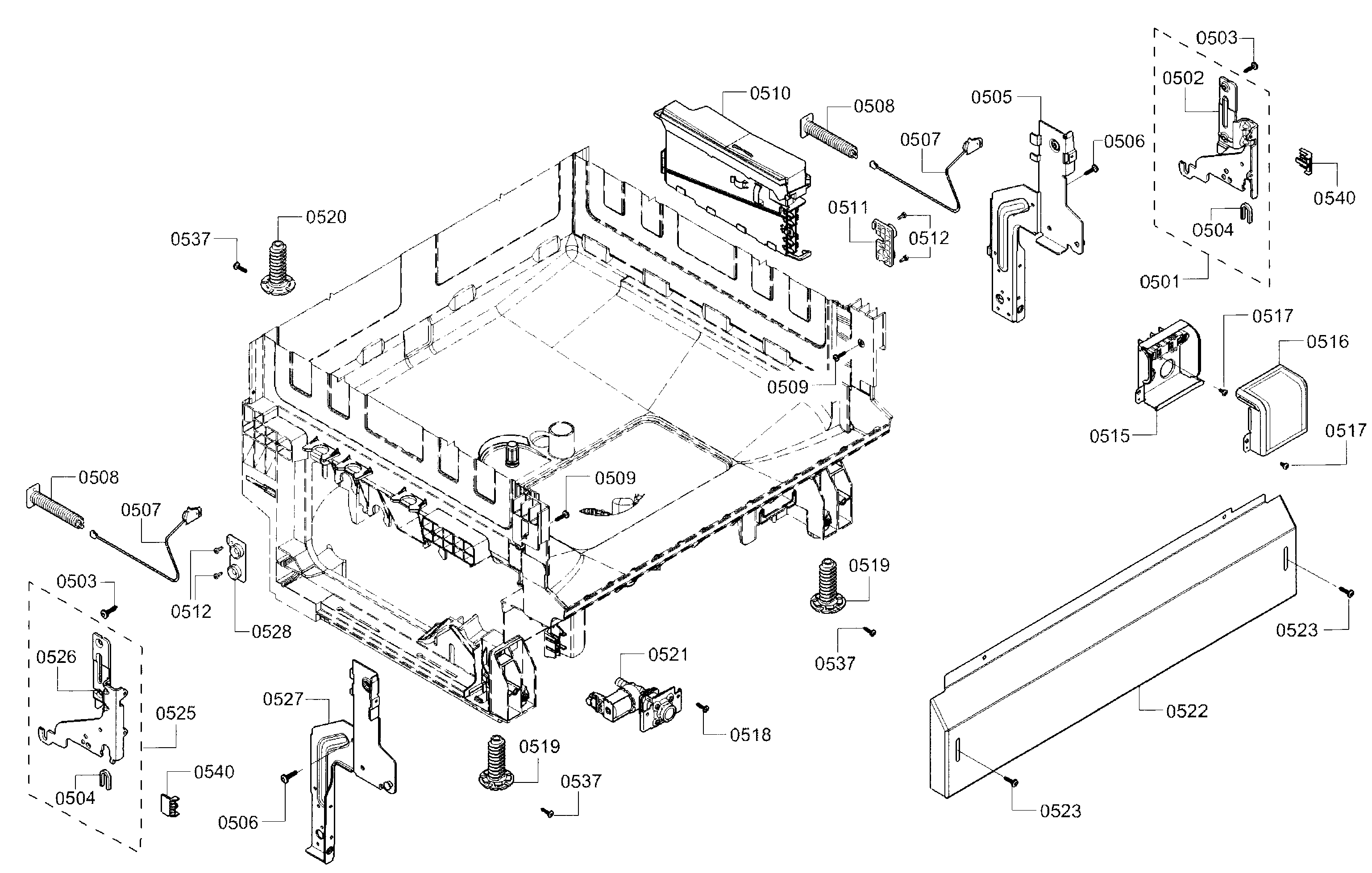 Bosch SHE3AR55UC/21 base diagram