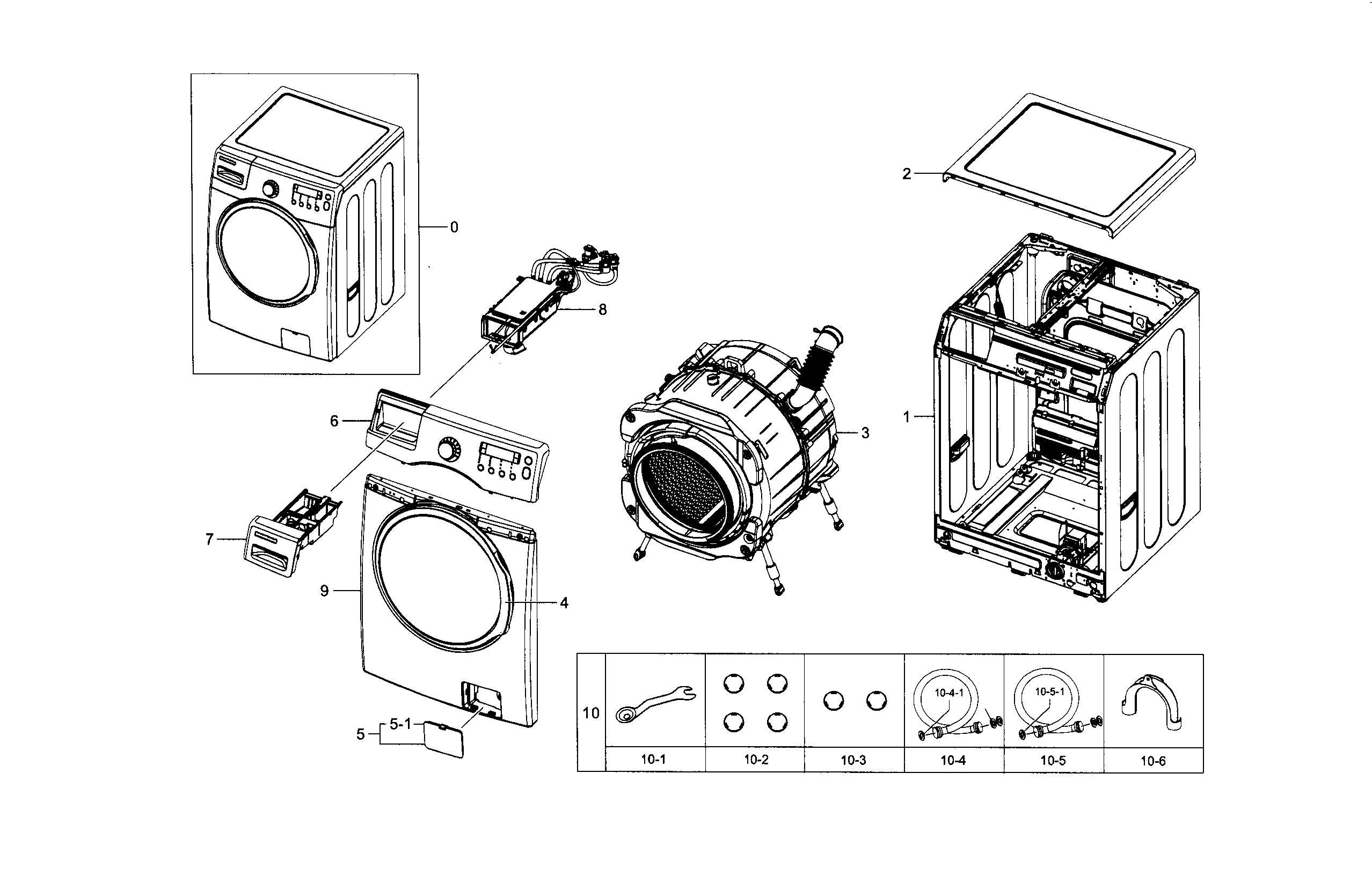 Samsung WF330ANW/XAA-06 main diagram