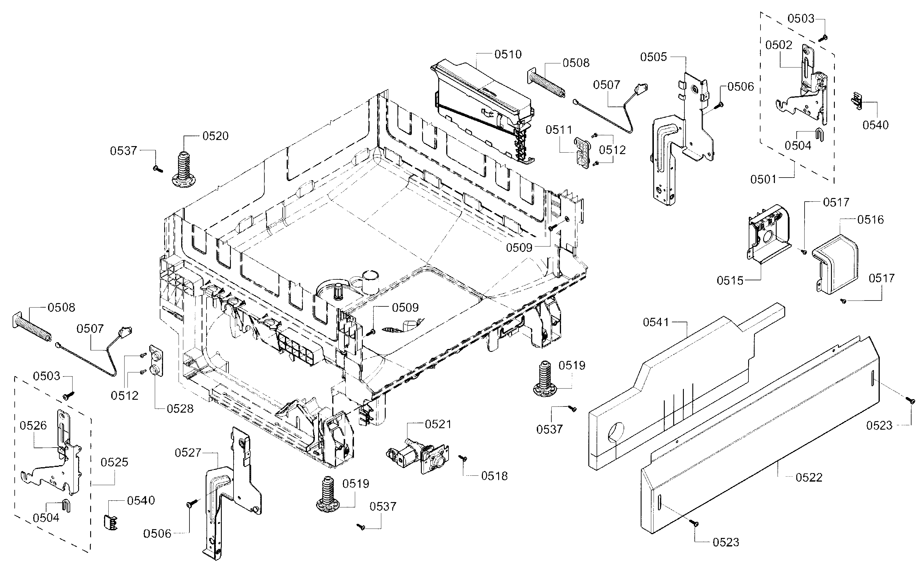 Bosch SHE3AR72UC/21 base diagram