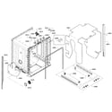 Bosch SHE3ARF5UC/06 frame diagram