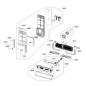 Bosch B26FT70SNS/02 freezer asy diagram