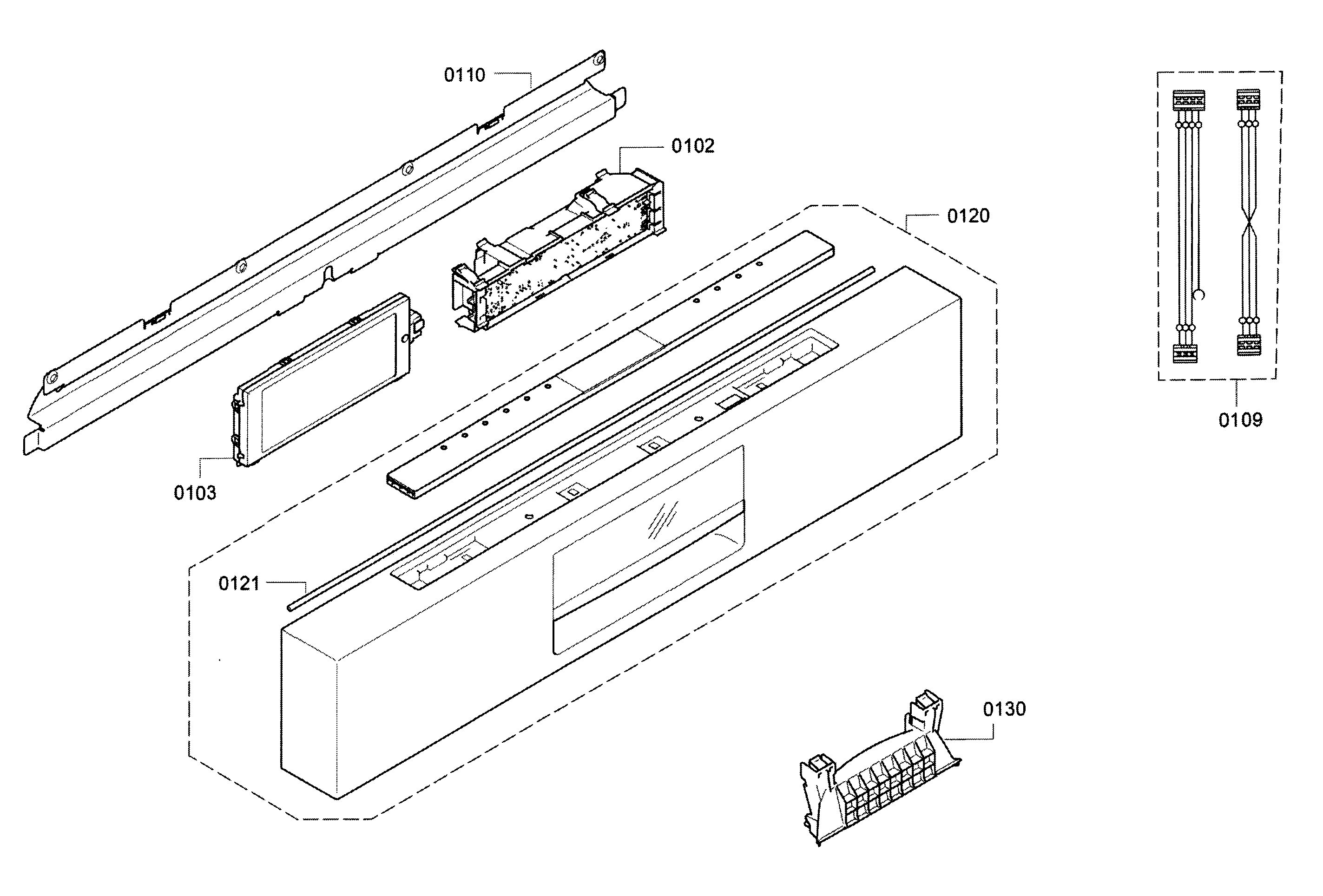 Bosch SHE9PT55UC/70 control panel diagram