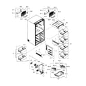 Samsung RF24J9960S4/AA-00 freezer diagram