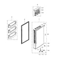 Samsung RF24J9960S4/AA-00 freezer door r diagram