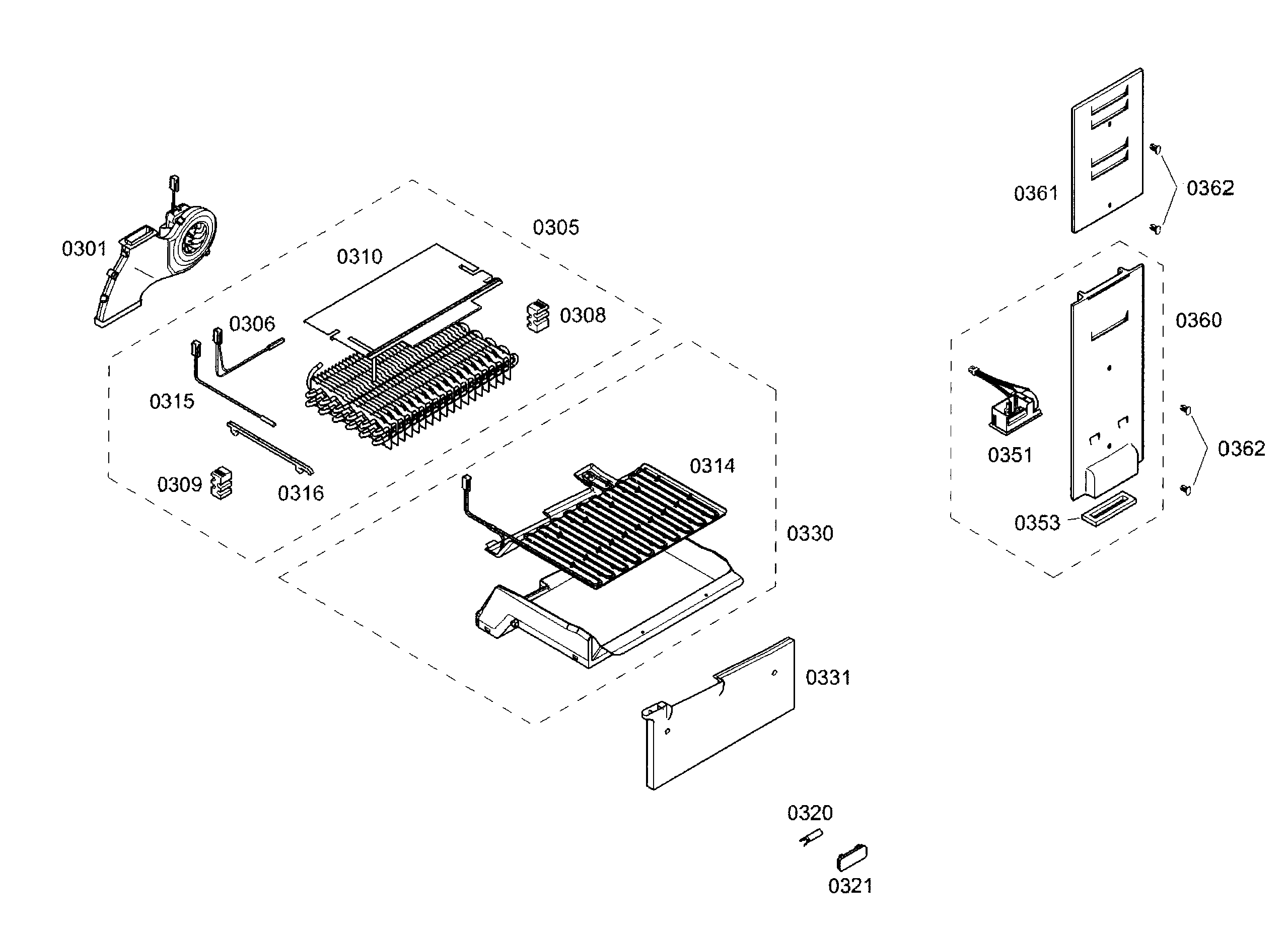 Bosch B10CB80NVB/01 evap diagram