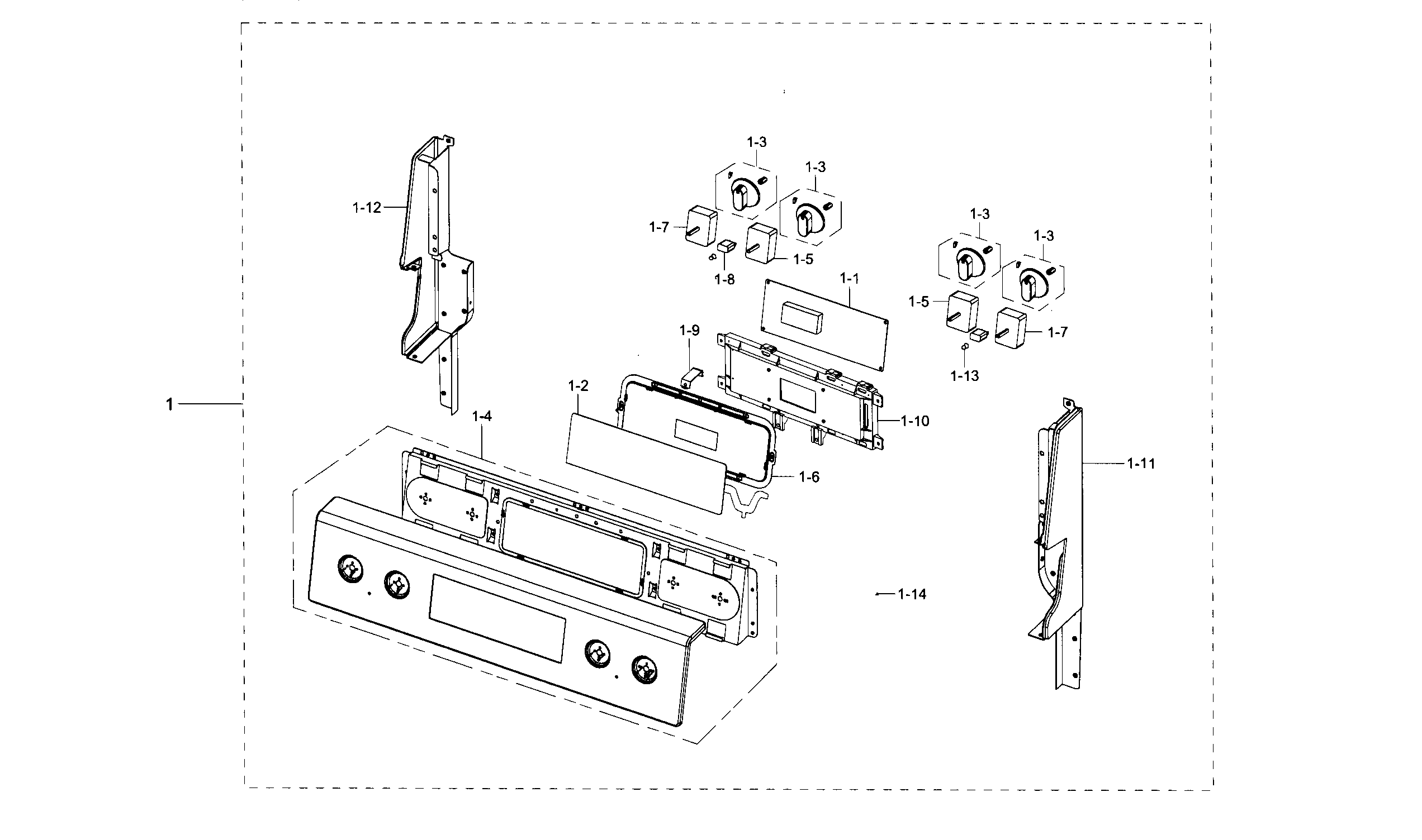 Samsung NE59J3420SW/AA-02 control diagram