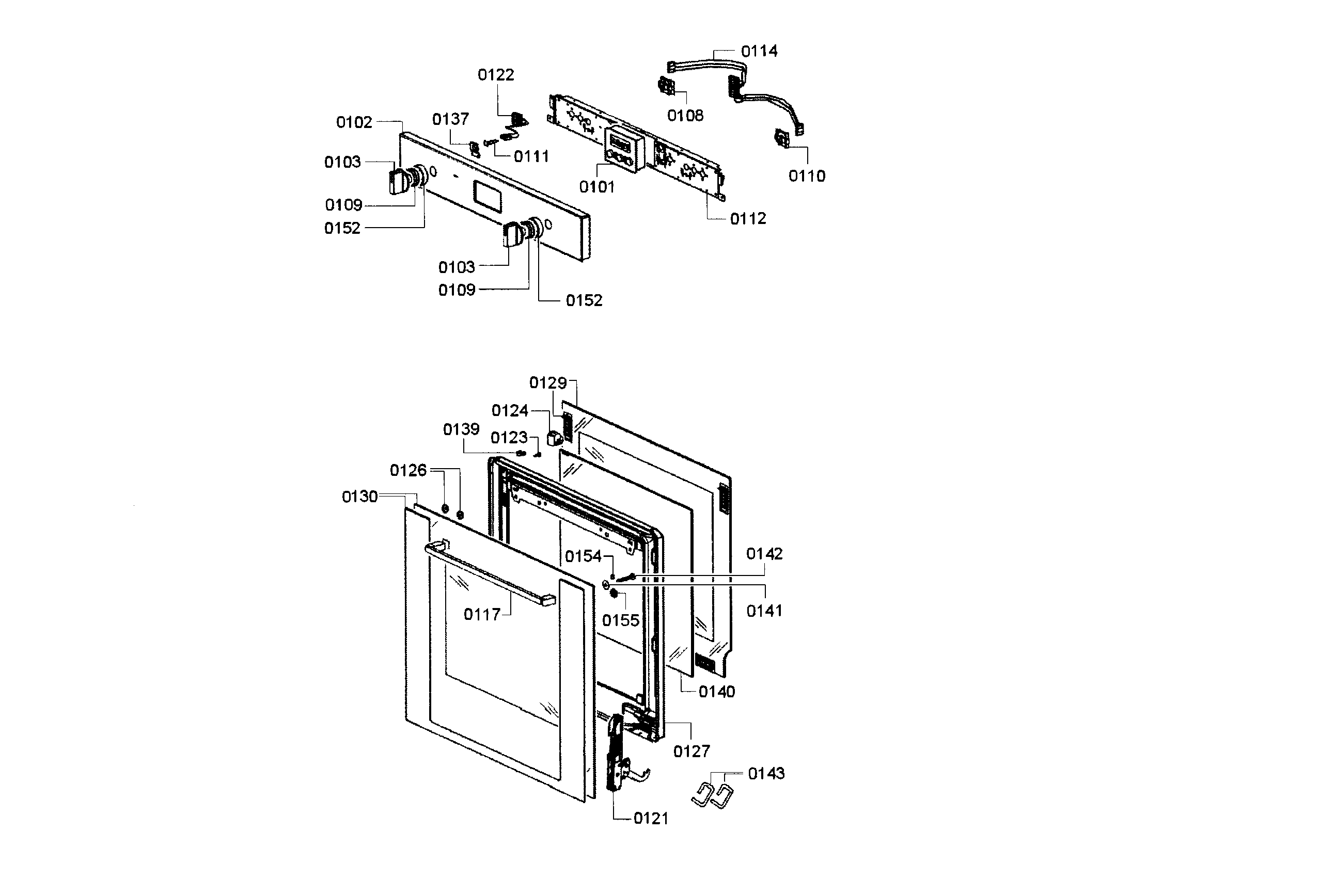 Bosch HBE5451UC/02 cavity asy diagram
