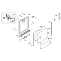 Bosch SGV68U53UC/A5 door diagram