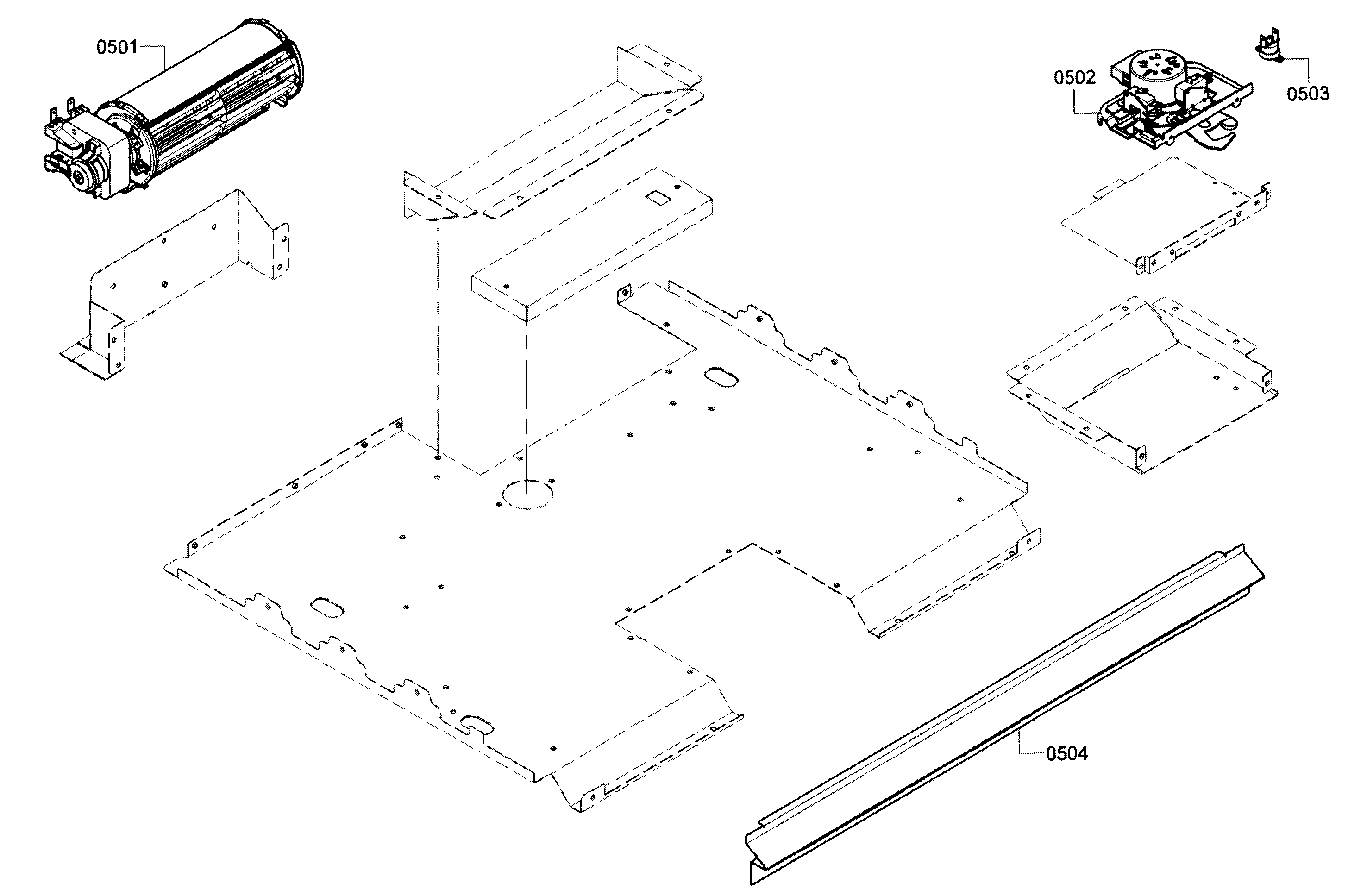 Bosch HBN5620UC/02 fan diagram