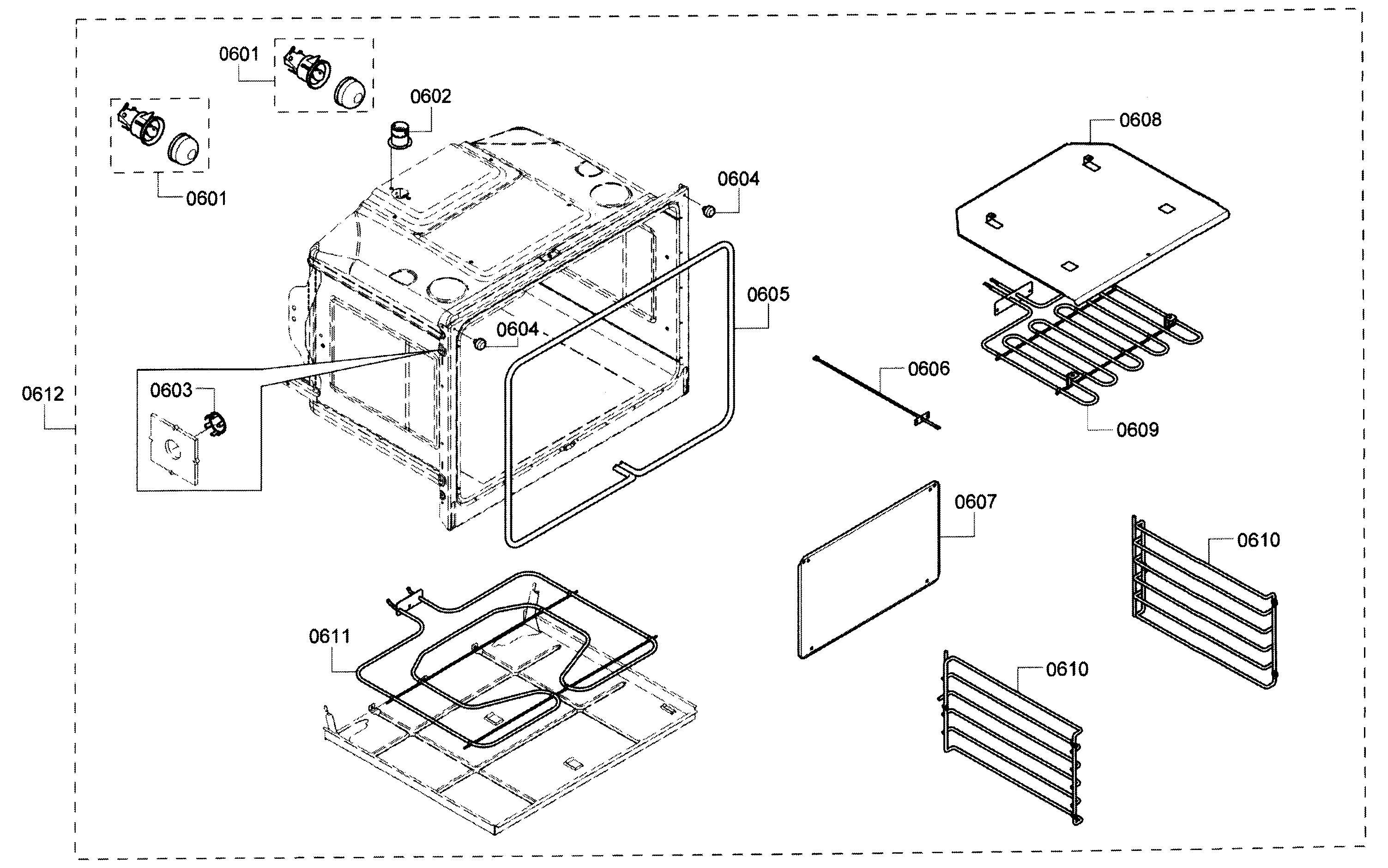 Bosch HBN5620UC/03 cavity 2 diagram