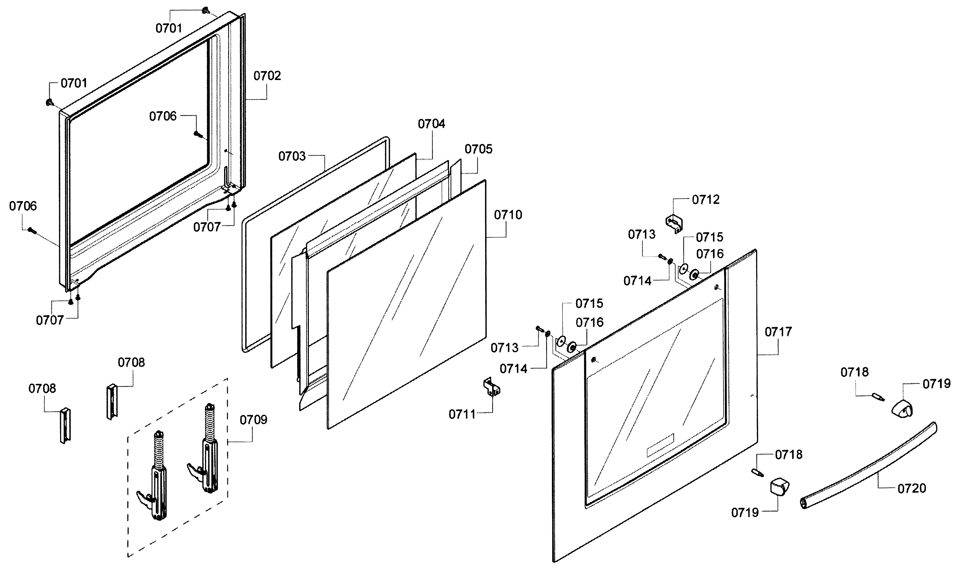 Bosch HBN5620UC/03 door 2 diagram
