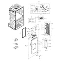 Samsung RF25HMEDBSR/AA-03 refrigerator door l diagram