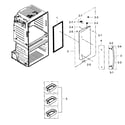 Samsung RF25HMEDBSR/AA-03 refrigerator door r diagram