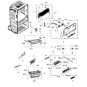 Samsung RF25HMEDBWW/AA-02 freezer diagram