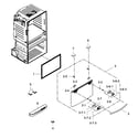 Samsung RF25HMEDBWW/AA-02 freezer door diagram