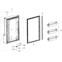 Samsung RF32FMQDBSR/AA-01 freezer door l diagram