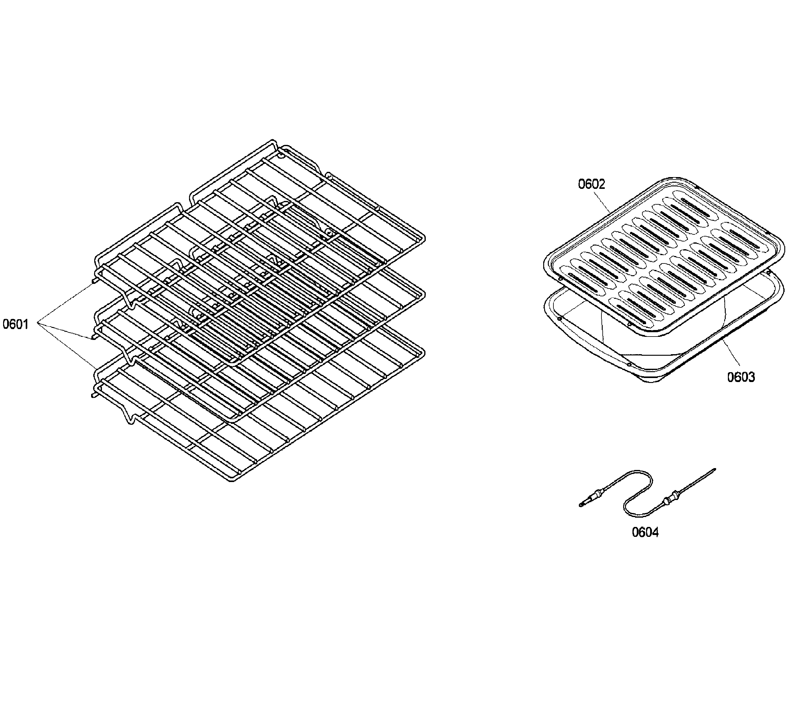 Bosch HBN5460UC/01 rack diagram