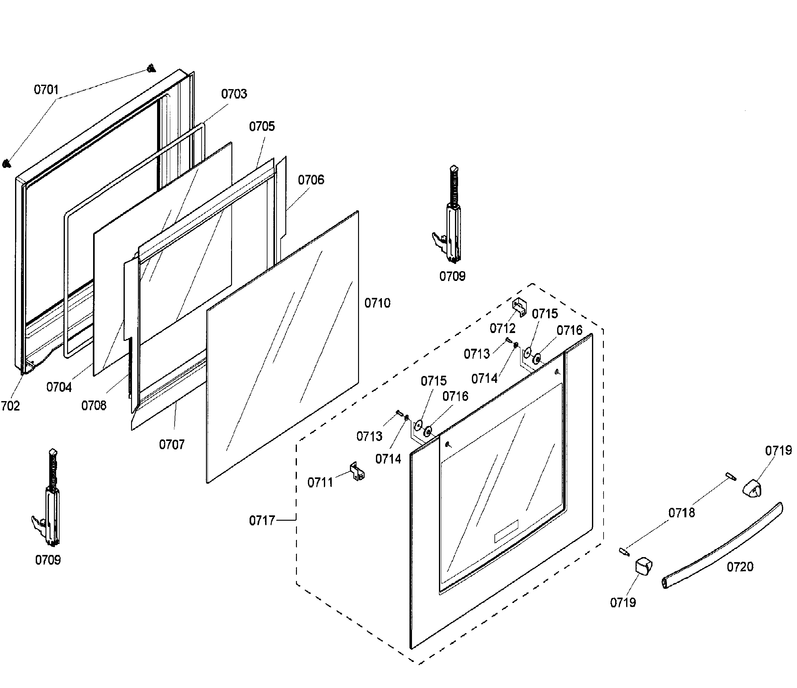 Bosch HBN5660UC/01 door diagram
