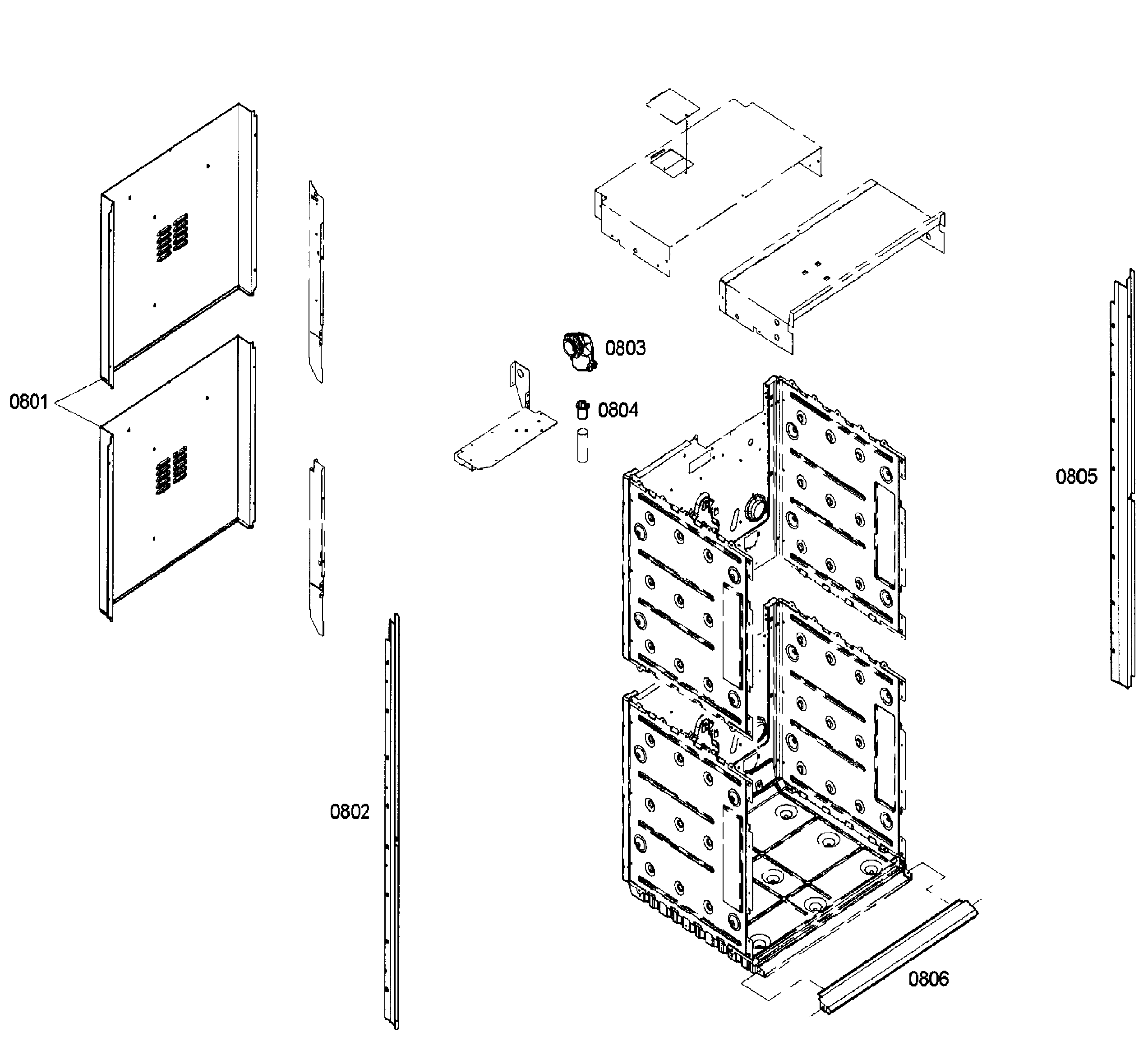 Bosch HBN5660UC/01 frame diagram