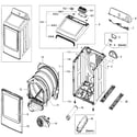 Samsung DV52J8700EP/A2-00 main body diagram
