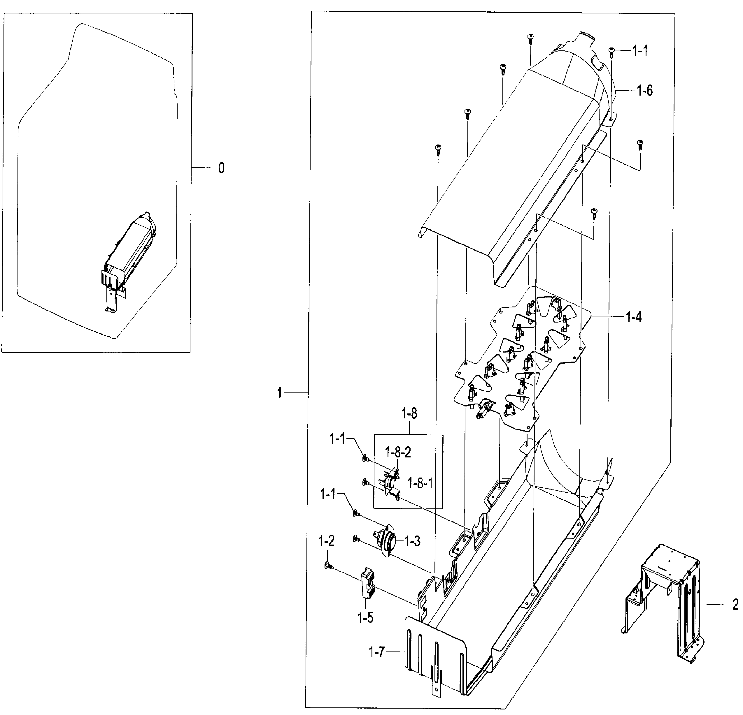 Samsung DV48J7770EP/A2-01 heater diagram