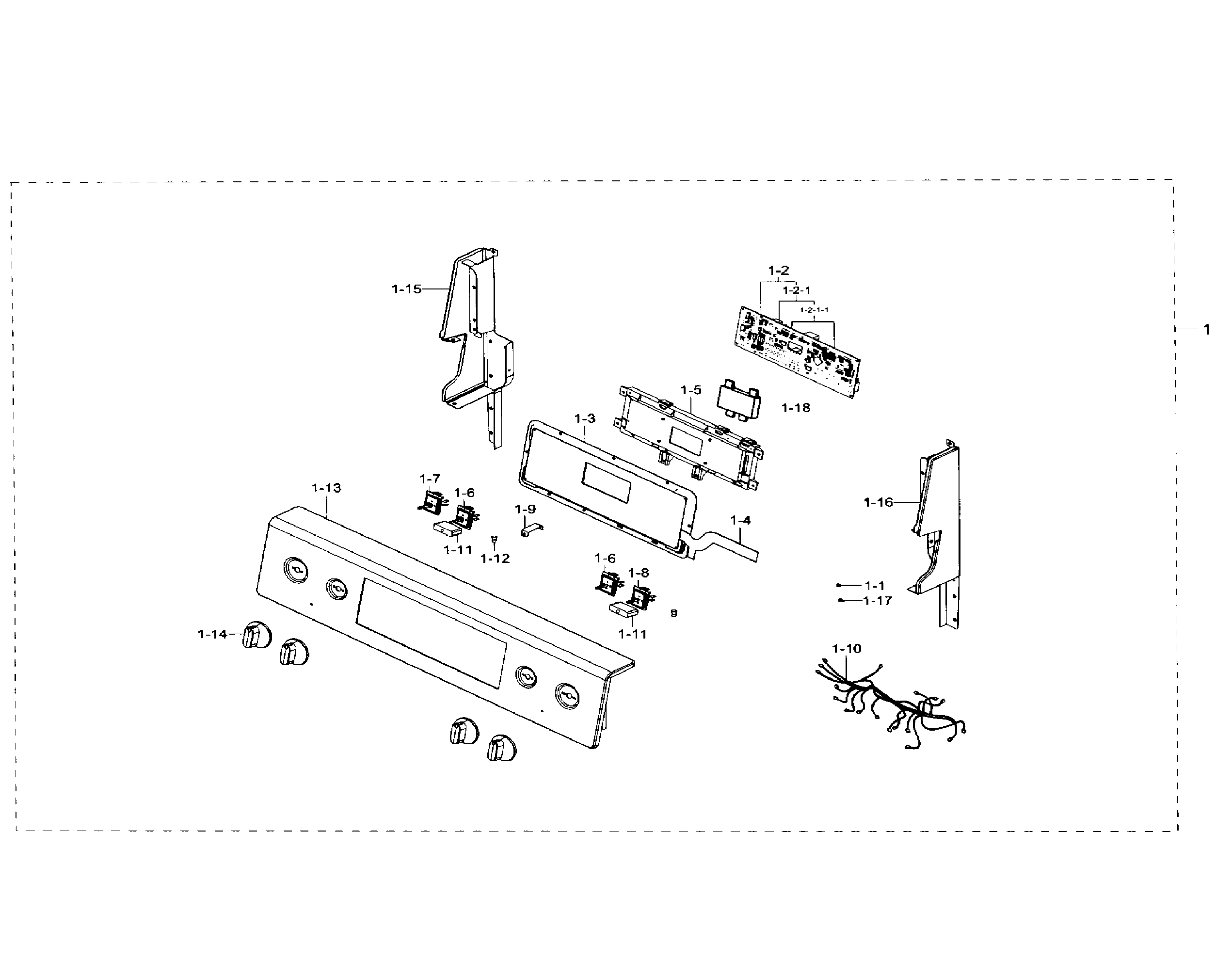 Samsung NE59J7630SG/AA-00 control diagram