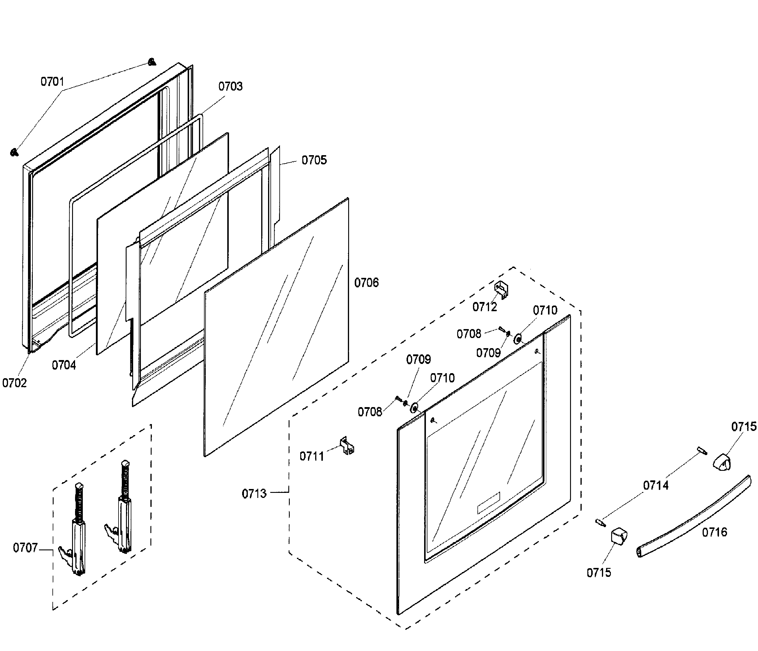 Bosch HBN5660UC/02 door lower diagram