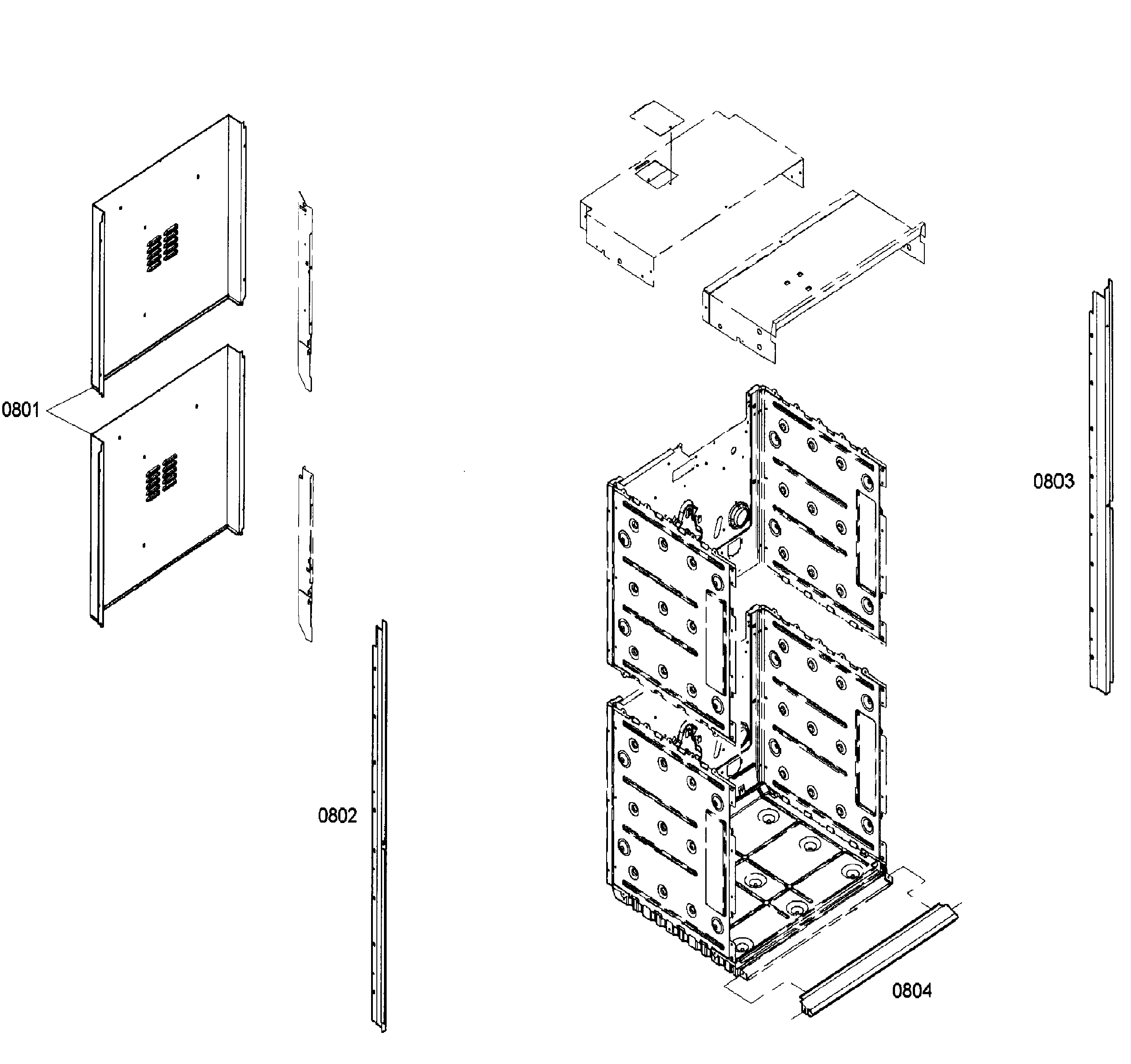 Bosch HBN5660UC/02 cabinet diagram
