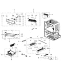 Samsung RF28HMEDBSR/AA-08 bottom-mount refrigerator parts | Sears ...