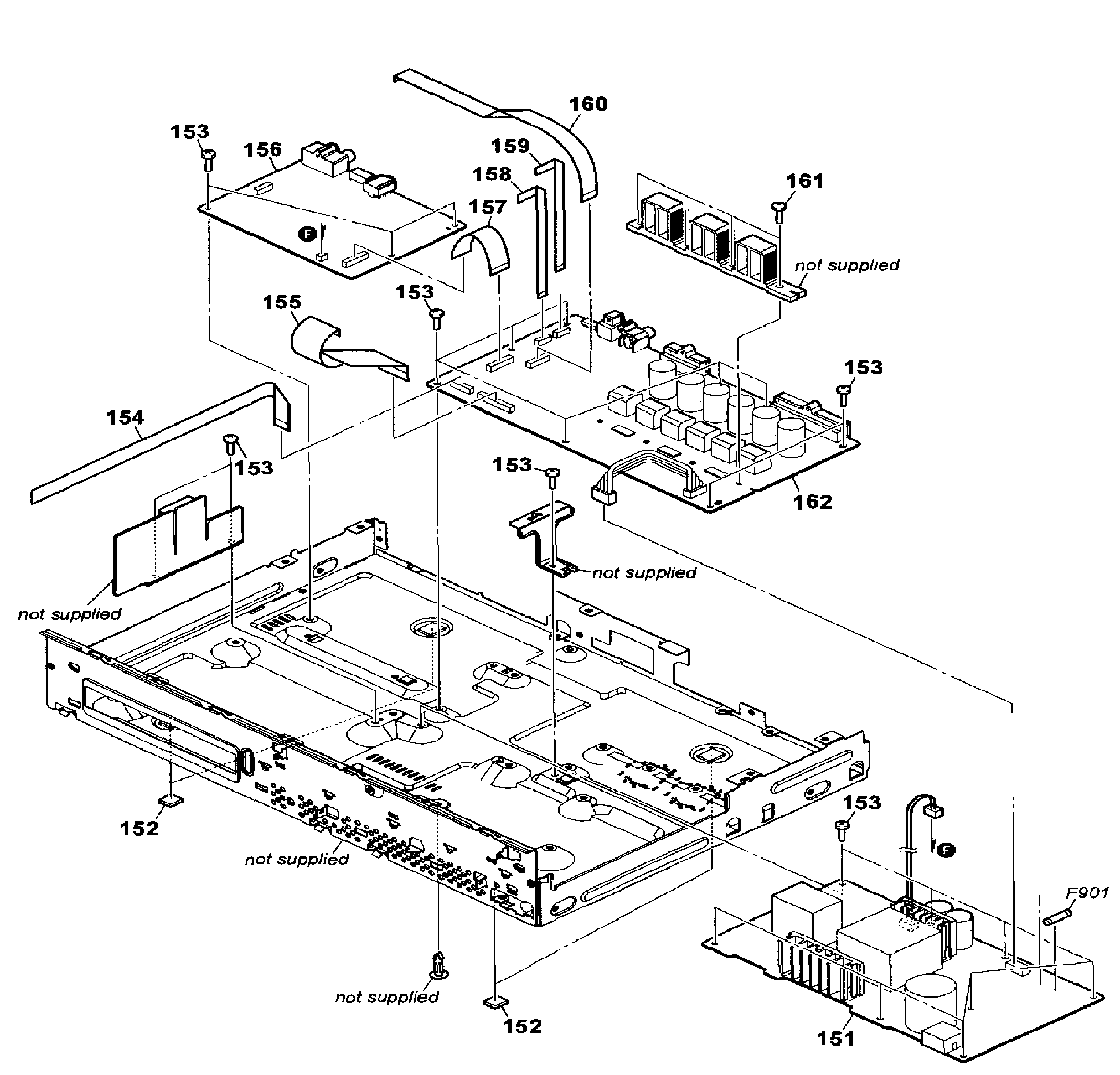 Sony HBD-T57 main board diagram