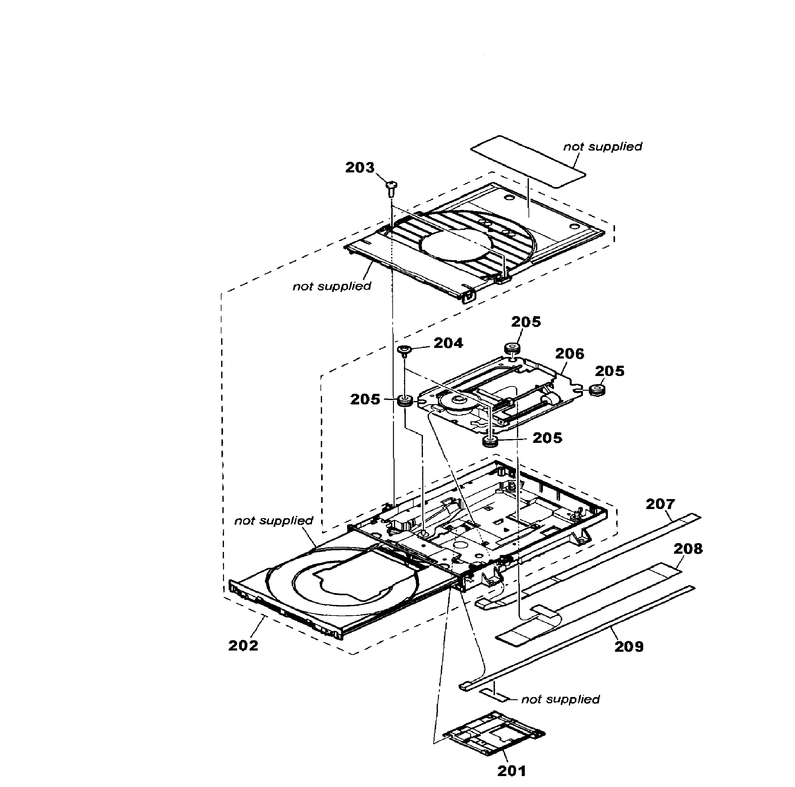 Sony HBD-T57 bd drive diagram