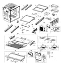 Samsung RF260BEAESR/AA-02 bottom-mount refrigerator parts | Sears ...