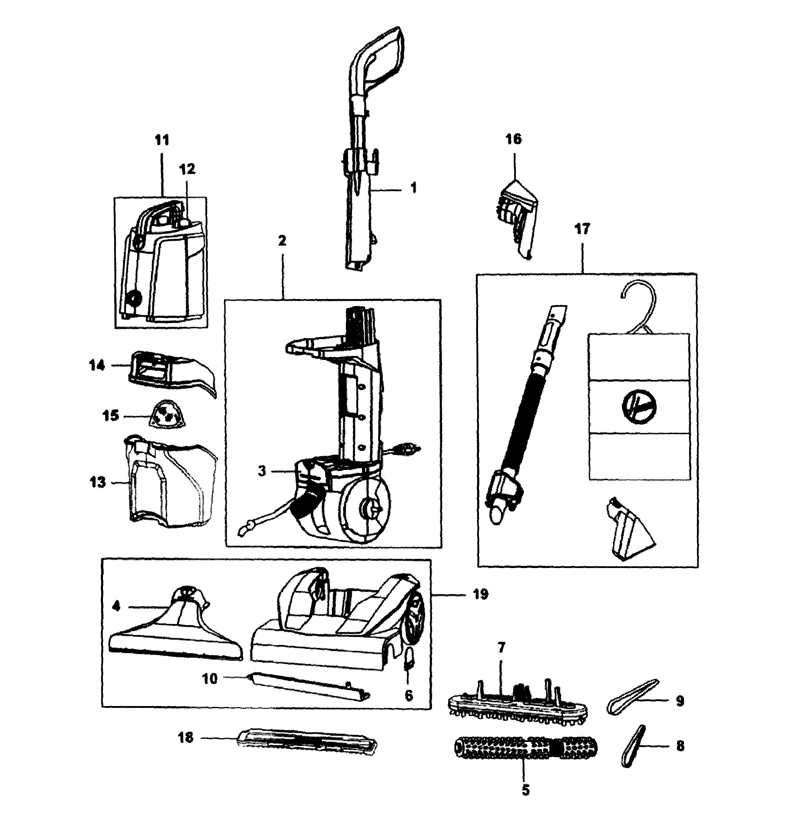 Hoover Carpet Cleaner Parts Diagram atelieryuwa.ciao.jp