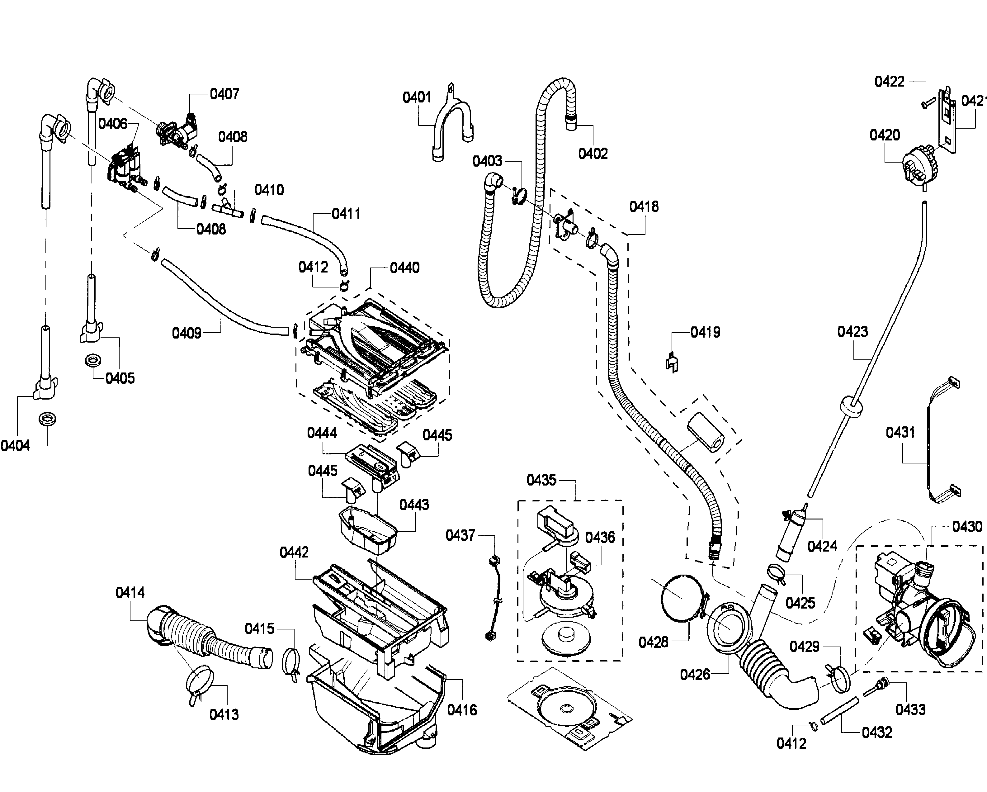 Bosch WFVC6450UC/23 pump diagram