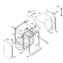 Bosch SGE53U52UC/B3 cabinet diagram