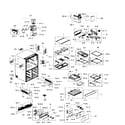 Samsung RF34H9960S4/AA-03 fridge diagram