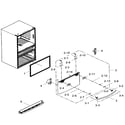 Samsung RF31FMEDBWW/AA-04 freezer door diagram
