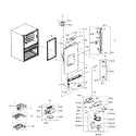 Samsung RF31FMEDBWW/AA-04 left door diagram