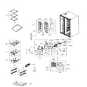 Samsung RS265TDRS/XAA-02 fridge diagram