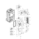 Samsung RF28HMEDBBC/AA-08 left door diagram